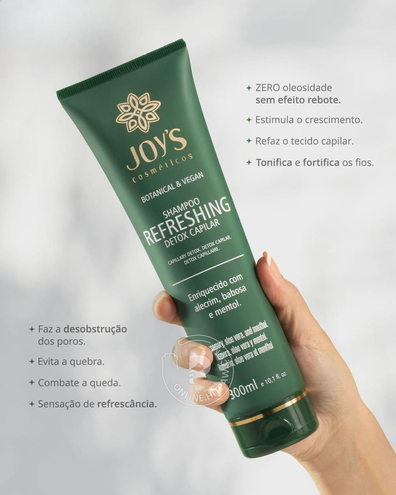 Shampoo Antioleosidade Vegano - Refreshing